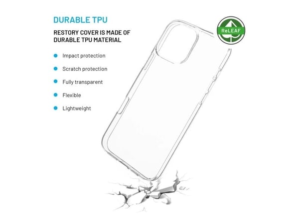 FIXED FIXSTRE-1403, Suojus, Apple, iPhone 16 Pro Max, 17,5 cm (6.9"), Läpinäkyvä