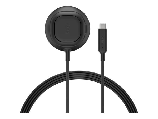 Belkin UltraCharge, Sisätila, USB, Langaton lataaminen, 2 m, musta