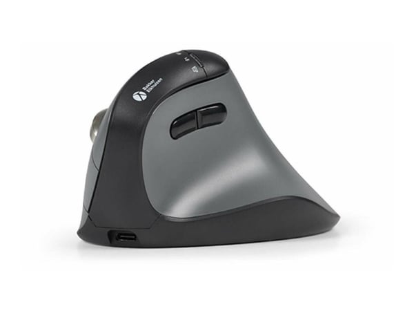 BakkerElkhuizen FastForward - Vertikal mus - ergonomisk - high-speed scroll, tilt wheel, silent click - högerhänt - optisk - 8 knappar - trådlös, k...