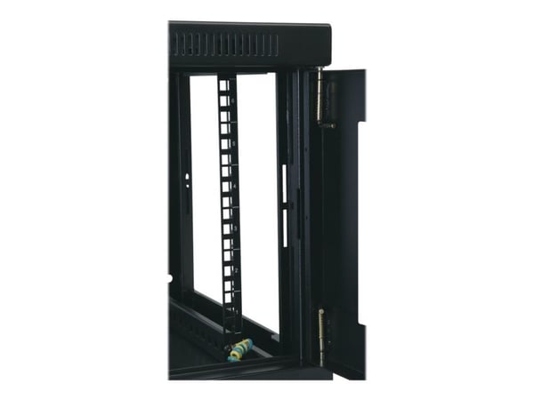 Eaton Tripp Lite Series 6U Wall Mount Rack Enclosure Server Cabinet Switch Depth Deep - Rack skap - veggmonterbar - svart - 6U - 19"