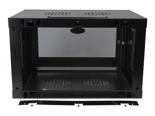 Eaton Tripp Lite Series 6U Wall Mount Rack Enclosure Server Cabinet Switch Depth Deep - Rack skap - veggmonterbar - svart - 6U - 19"