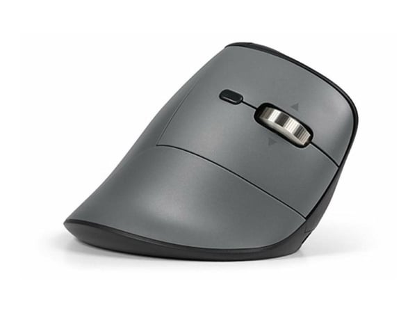 BakkerElkhuizen FastForward - Vertikal mus - ergonomisk - high-speed scroll, tilt wheel, silent click - høyrehendt - optisk - 8 knapper - trådløs, ...