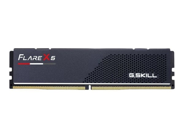 G.Skill Flare X5 - DDR5 - modul - 24 GB - DIMM 288-pin låg - 5200 MT/s / PC5-41600 - CL40 - 1.10 V - ej buffrad - on-die ECC - mattsvart