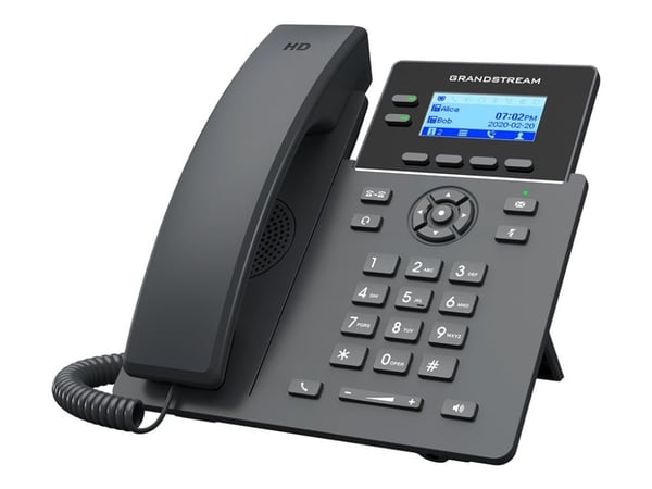 Grandstream GRP2601W - VoIP-telefon - 5-veis anropskapasitet - SIP, RTP, RTCP, RTCP-XR, SRTP - 2 linjer