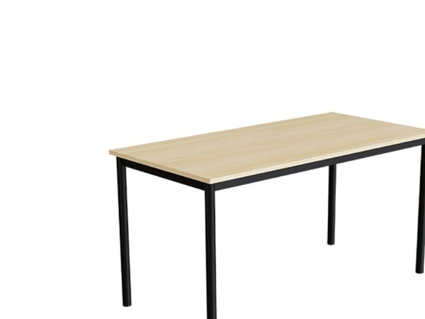 Pöytä Combi 200, 1400x700 mm Korkeus 720 mm Koivulaminaatti mustalla rungolla