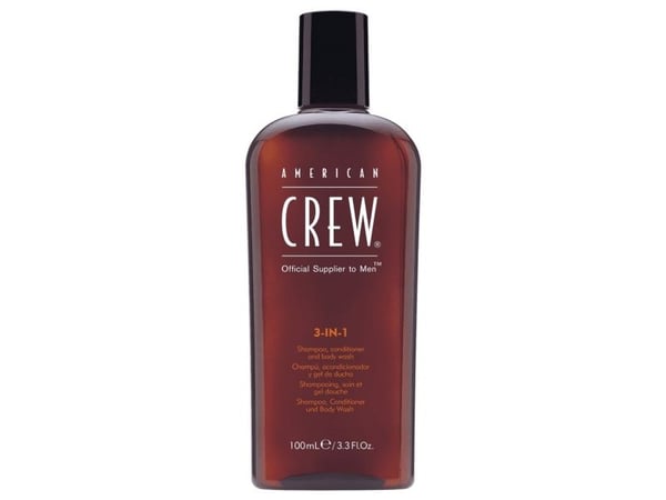 American Crew Classic Vegan 3-i-1 sjampo, balsam og shower gel 100 ml