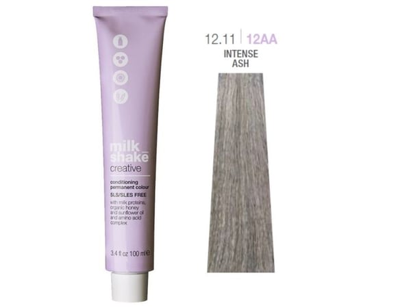 Milk Shake Creative Permanent Hair Dye 12.1112AA Intense Ash 100 ml