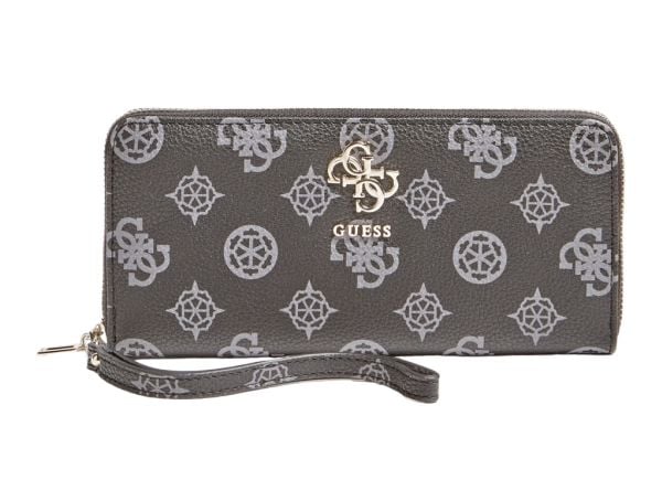 Guess digital lommebok, SLG Large Zip, svart, unisex