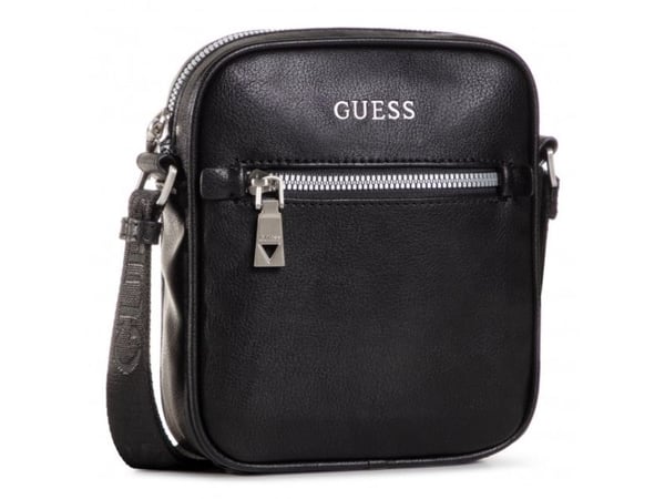 Guess Scala Mini tekstil crossbody-veske, svart
