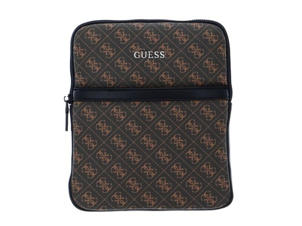 Guess Vezzola Mini Flat Crossbody Brown
