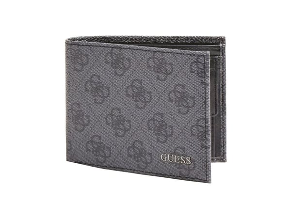 Guess Vezzola lommebok, liten billfold, SMVZLALEA22, sort