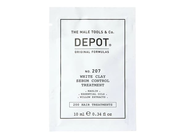 Raywell Depot 200 Hair Treatments nr. 207 kaolin - hodebunnsbehandlingskrem, 10 ml (for menn)