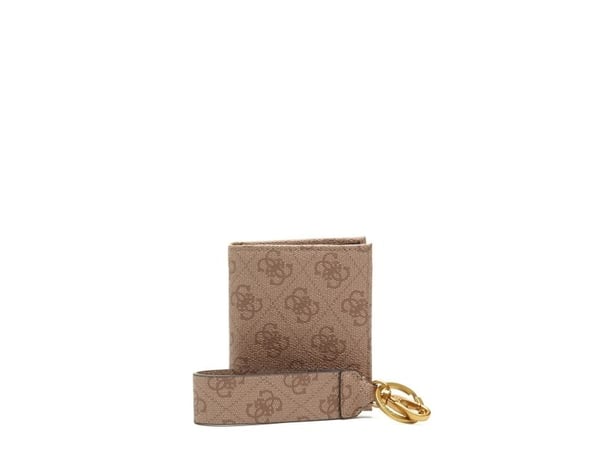 Guess Vezzola kortholder i syntetisk lær med 4G-logo nøkkelring GBOX SM BFLD W/CP&KRN beige for menn