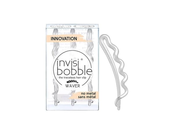 Hårspenner InvisiBobble Waver Crystal Clear, 3stk