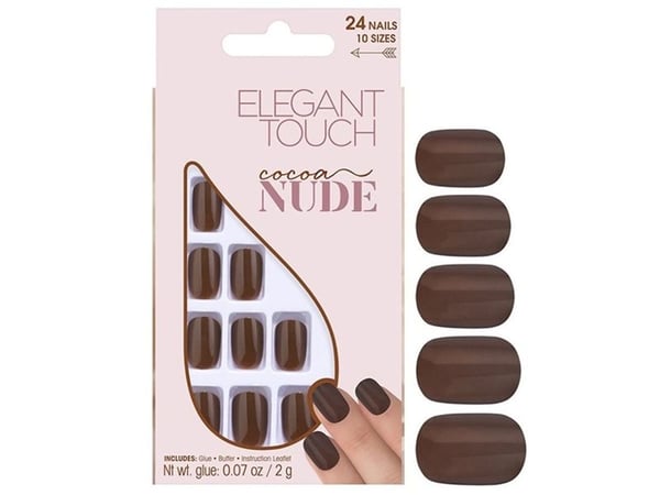 Elegant Touch Nude Nails Cocoa Nude