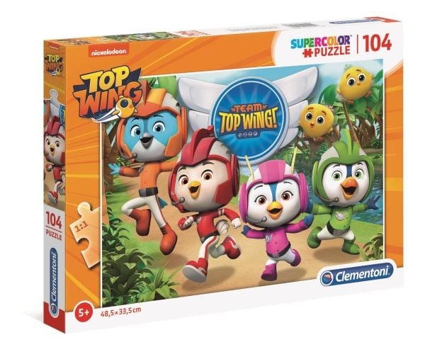 Clementoni Top Wing, 104 stykker, Tegneserier, 6 år
