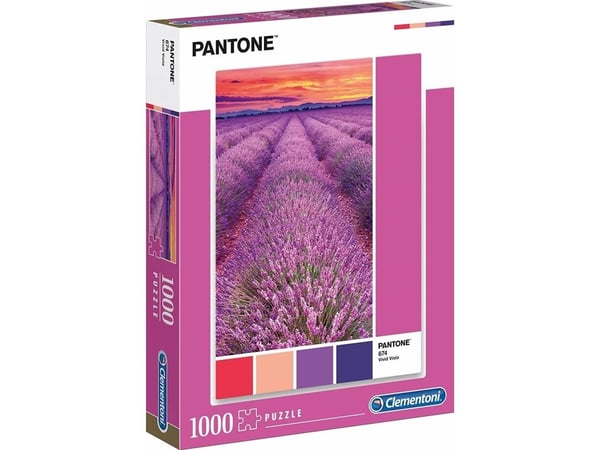 Clementoni Puslespill 1000 brikker Pantone - Vivid Bratsj