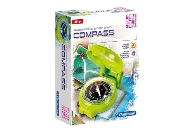 Clementoni Science Museum kompass & bygge-leketøy 61273, unisex, 8+ år