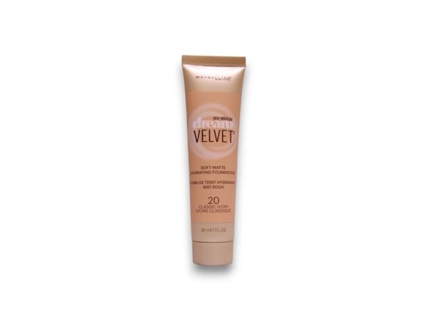 Maybelline Dream Velvet Soft Matte Cream Foundation, 20 Classic Ivory, 30 ml