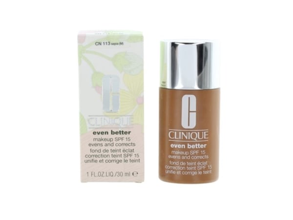 Clinique Even Better Paraben-Free Hydrating Liquid Foundation CN 113 Sepia SPF 15, 30 ml
