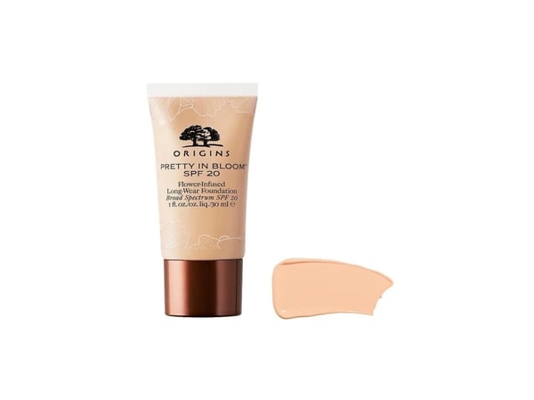 Origins Pretty In Bloom long wearing cream foundation 540 medium deep golden warm SPF 20 30 ml