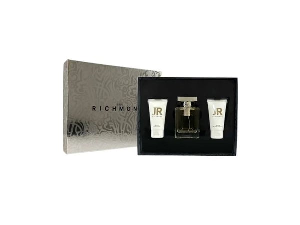 John Richmond sett: bodylotion 50 ml + cleansing shower gel 50 ml + Eau de Parfum 100 ml