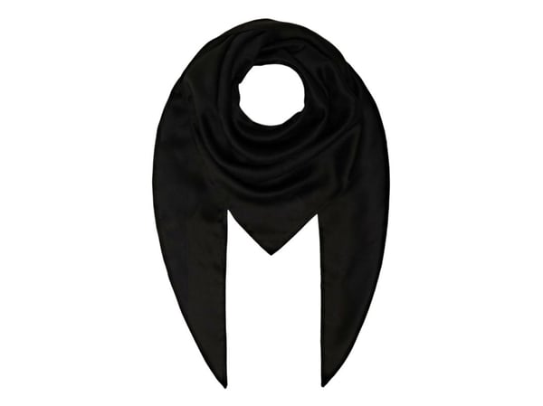Guess Helaina Kefiah tekstil skjerf, svart, 4G-logo, AW8850 POL03, 135 x 135 cm