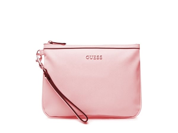 Guess toalettmappe/bag i vaniljesyntetisk lær (svart) 23 x 17 x 8 cm