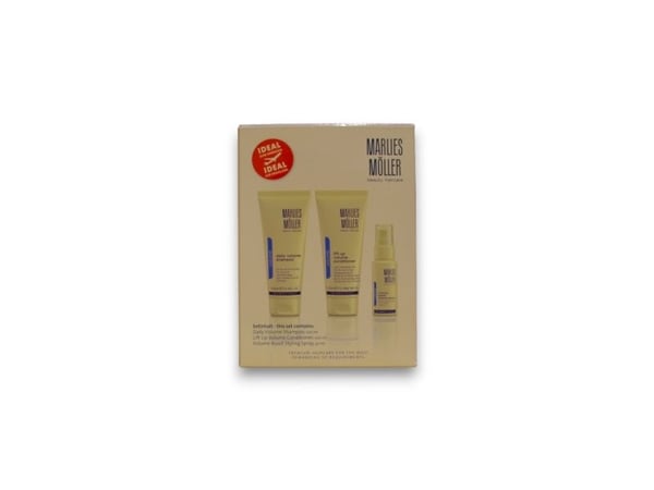 marlies möller Perfect Volume Set: Daily Volume hårsjampo 100 ml + Lift-Up hårbalsam for volum 100 ml + Volume hårspray 30 ml (Unisex)