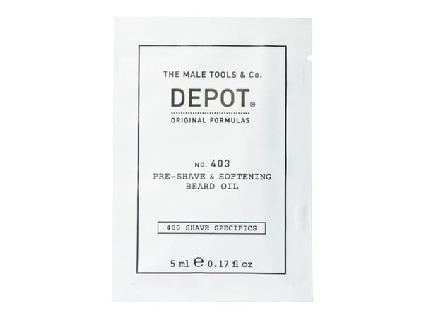 Depot barberingsolje før barbering 403 Sweet Almond 5 ml