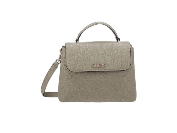 Guess Amara crossbody-veske i polyuretan, 4G-logo, olivengrønn, HWSG8493100, 34 x 29 x 11 cm