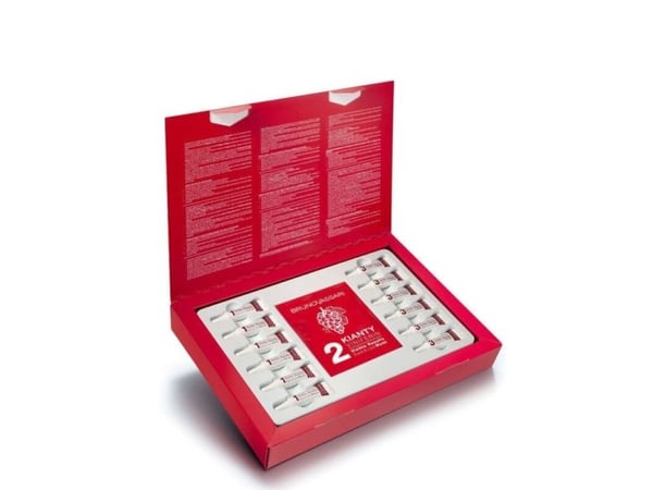 Bruno Vassari, Kianty SPA, Grape, Lifting, Ampoules Treatment Serum, For Ageing, For Eyes & Lips, x6 pcs