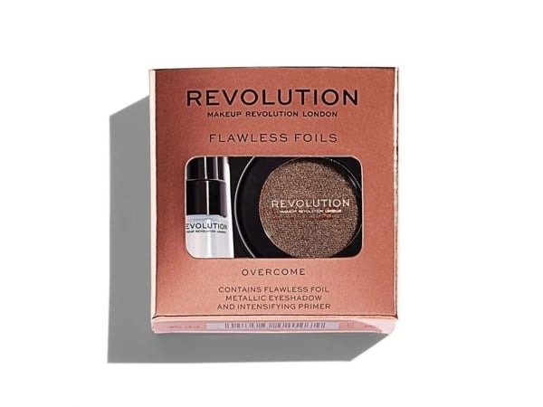 Makeup Revolution Cien øyenskygge Flawless Foils Overcome + base