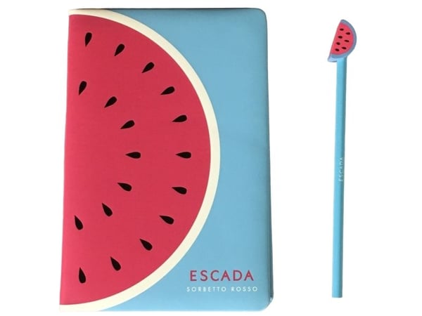Escada Escada Summer Limited Edition - Sorbetto Rosso, GWP notatbok, blå unisex