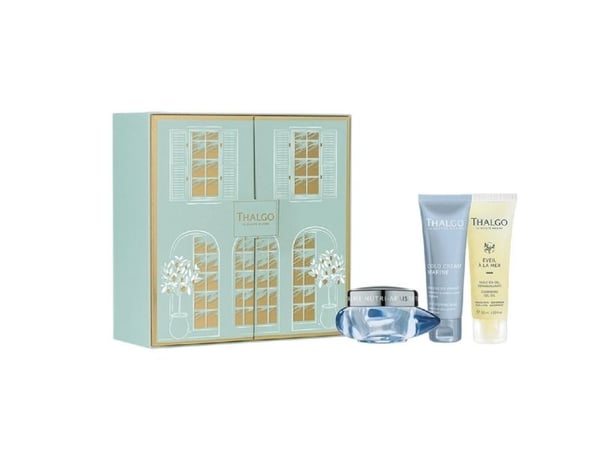 Thalgo gaveeske: Oppvåkning på havet, cleanser, rensende gel for ansiktet 50 ml + Cold Cream Marine, soothing cream for ansiktet 50 ml + Cold Cream...