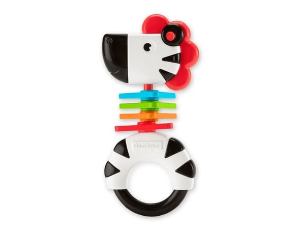 Fisher Price zebra rangle-leketøy, unisex, 3+ måneder