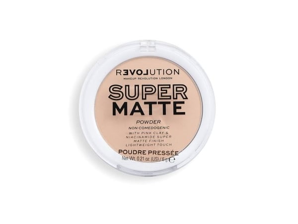 Makeup Revolution Super Matte Pressed Powder kompakt puder - Vanilla 6g