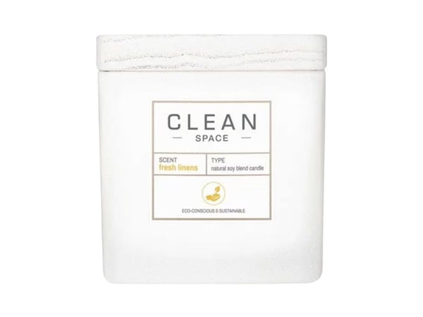 Clean, Space Fresh Linens duftlys, 227 g