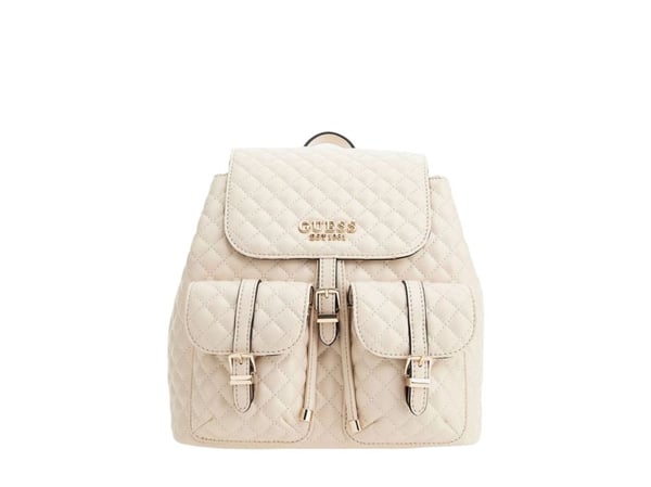 Guess Adam Flap ryggsekk i polyuretan og tekstil, stein – for kvinner