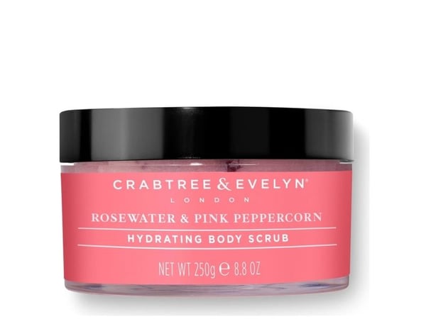 Crabtree & Evelyn Rosewater & Pink Peppercorn Moisturizing Body Scrub 220g