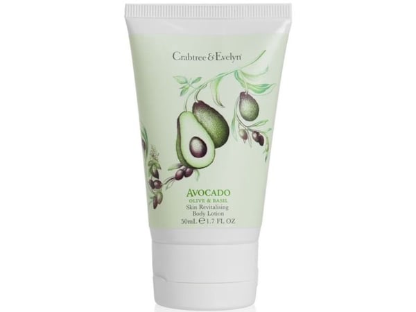 Crabtree & Evelyn, Avocado Olive & Basil, Revitalising, Body Lotion, 50 ml