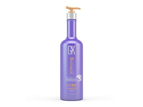 GK HAIR (Global Keratin) Silver Bombshell sjampo for nøytralisering av gule toner 710 ml