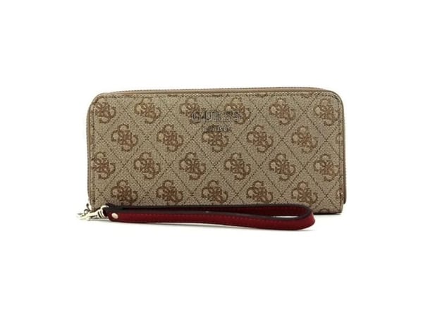 Guess Amara tekstil-lommebok 4G-logo SWSG6995460 svart