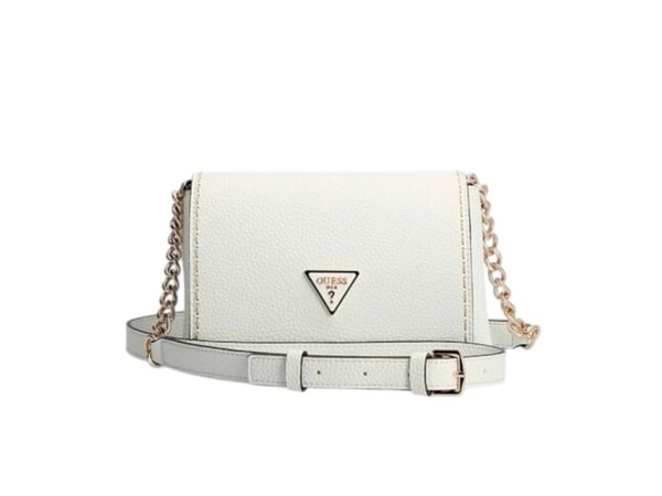 Guess Downtown Chic Mini veske i syntetisk lær og tekstil hvit XG838578