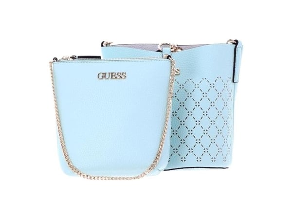 Guess Amara väska i syntetiskt läder & textil Surf XG849301