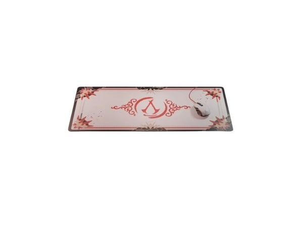 Lexip - Initiate Bundle - mus - 6 knapper - kablet - USB-A - svart, gull, rød, hvit - med Ubisoft mouse pad and Assassin's Creed Shadows