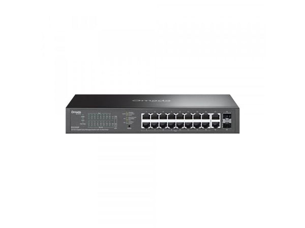 TP-Link OMADA-kytkin ES220GP (18xGbE,2xSFP,16xPoE+,150W)
