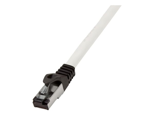 LogiLink Premium - Koblingskabel - RJ-45 (hann) til RJ-45 (hann) - 15 m - SFTP, PiMF - CAT 8.1 - halogenfri, rund - grå