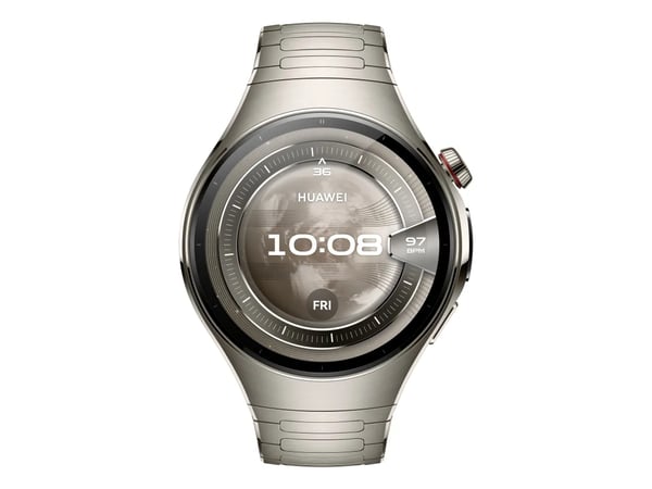 Huawei Watch 5 - 46 mm - aerospace-grad titan - smartklokke med stropp - titan - håndleddstørrelse: 140-210 mm - display 1.5" - Bluetooth, Wi-Fi 6,...