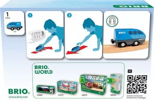 BRIO 36019, Juna, 3 vuosi/vuosia, musta, Sininen